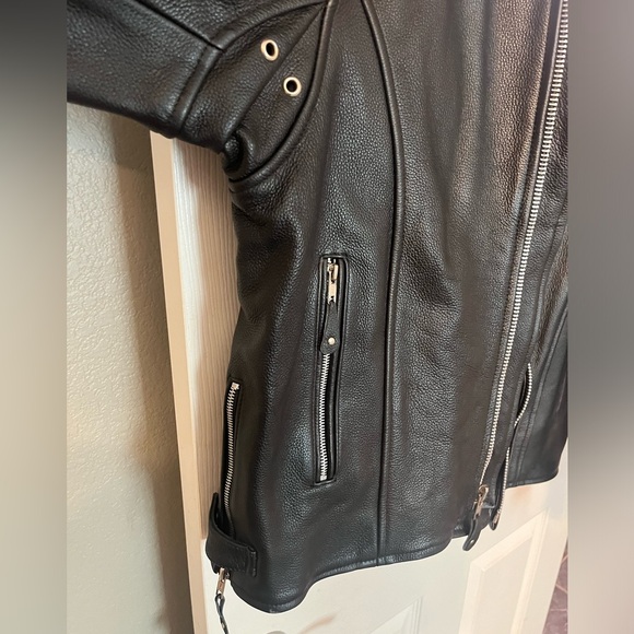 BILT Men’s Leather Motorcycle Jacket. XL - Picture 4 of 14